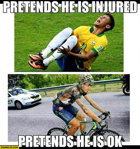 footballer-pretends-he-is-injured-cyclist-pretends-he-is-ok